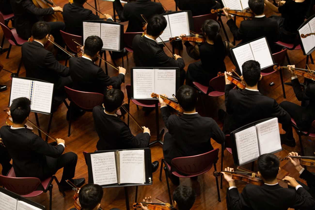 Orchester oder Ensemble an einer Musikschule